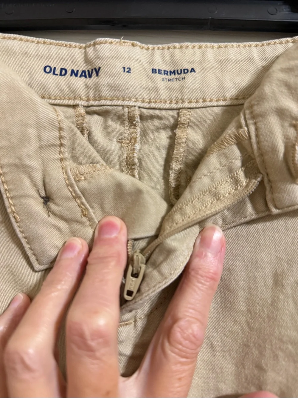 Girls Old Navy Khaki Bermuda Shorts